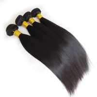 Qingdao huisi hair unprocessed cuticle aligned hair brazilian silky straight virgin hair