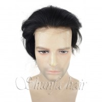 Fast Shipping wholesale 100% Real Human Hair Toupee