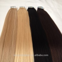 45cm 50cm 55cm brazilian human hair tape in weft hair extensions