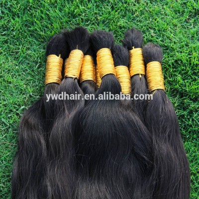 wholesale 12A 300g/Lot raw Silky Straight hair,100% remy virgin human hair extension bulk brazilian hair for braiding