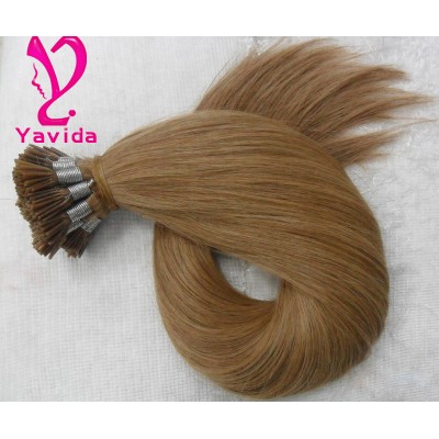 Wholesale beautiful new arrival double drawn 18"-30" Indian remy U-tip nail tip Pre-bonded human hair extension